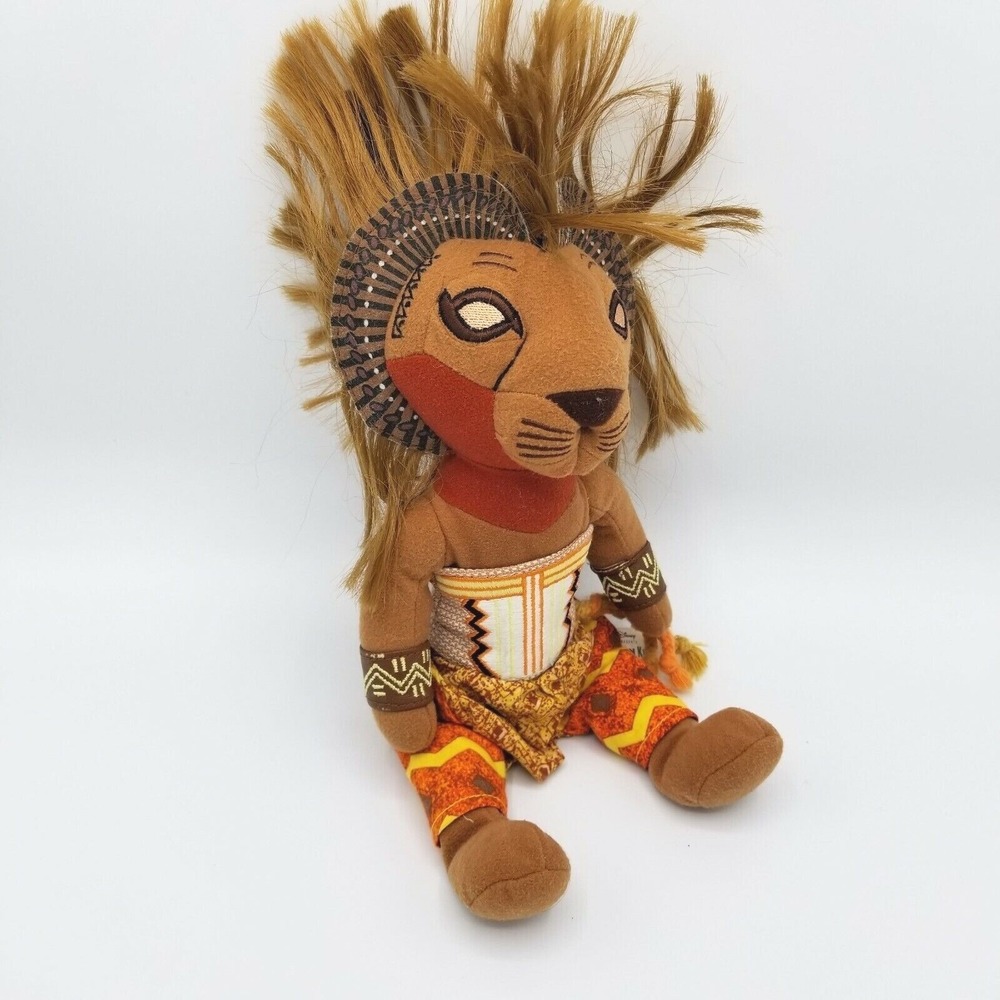 Disney The Lion King Broadway‎ Musical Simba 10" Stuffed Costume Doll Plush